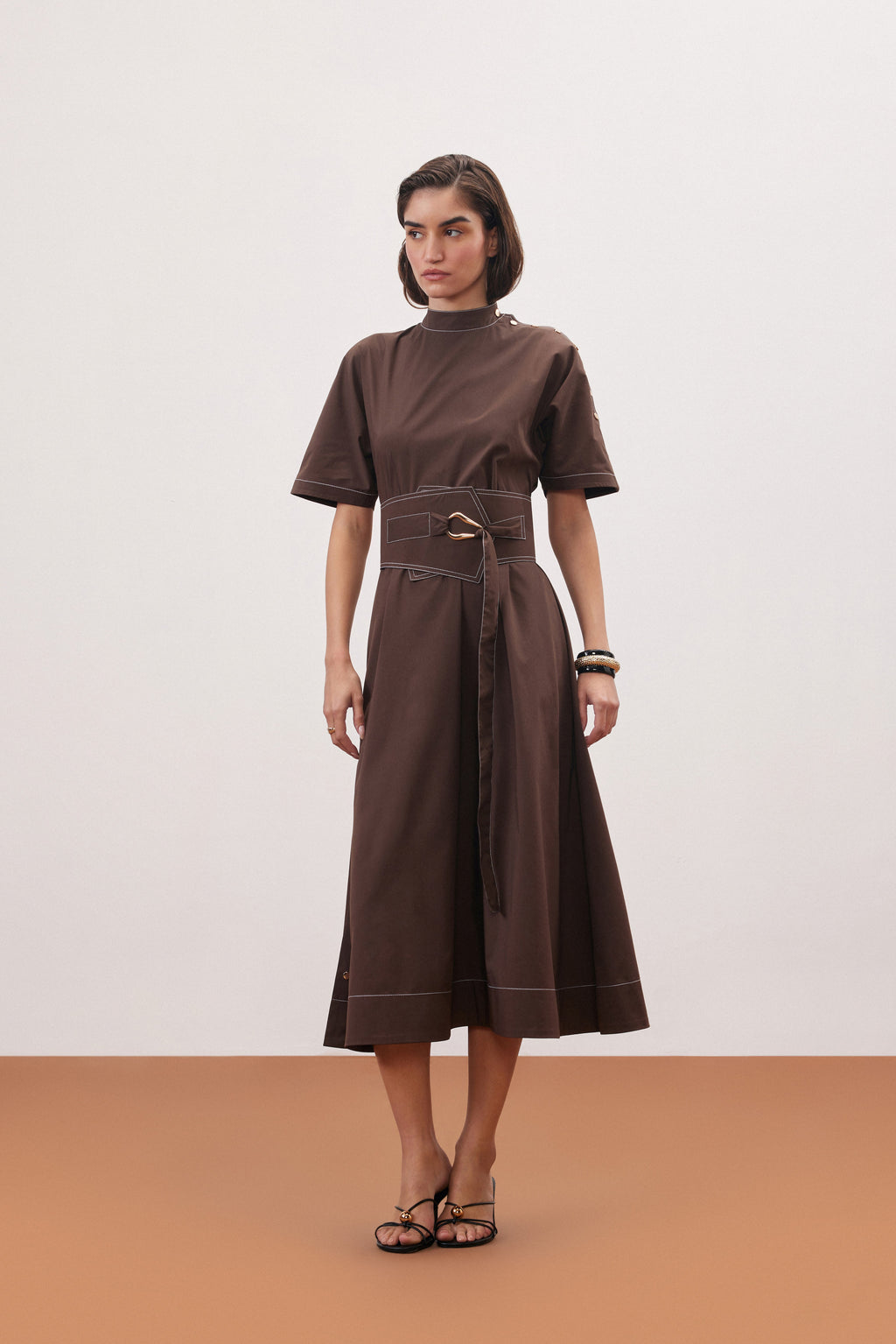 CHESTNUT DRESS