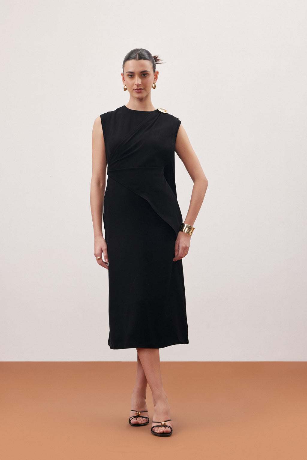 IRIS BLACK DRESS