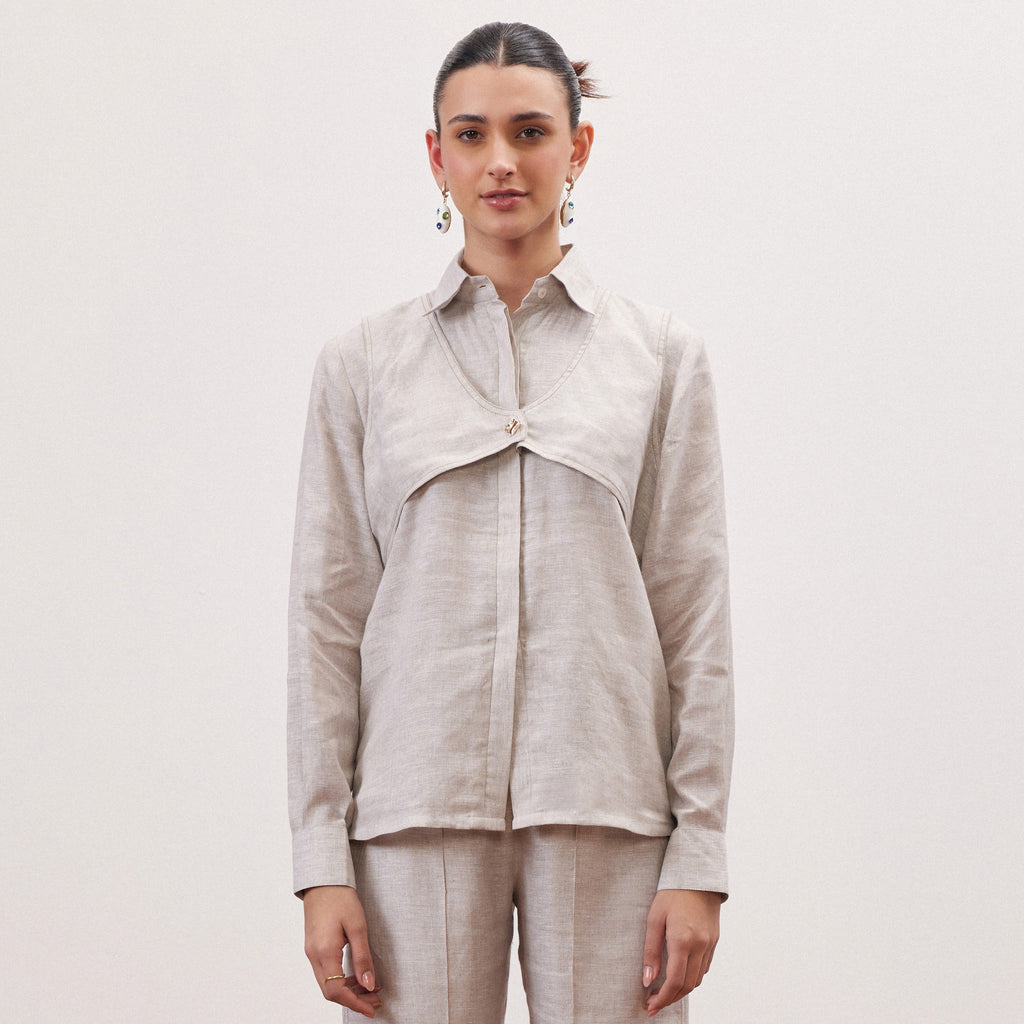 LINEN ROOTED SHIRT ONLY