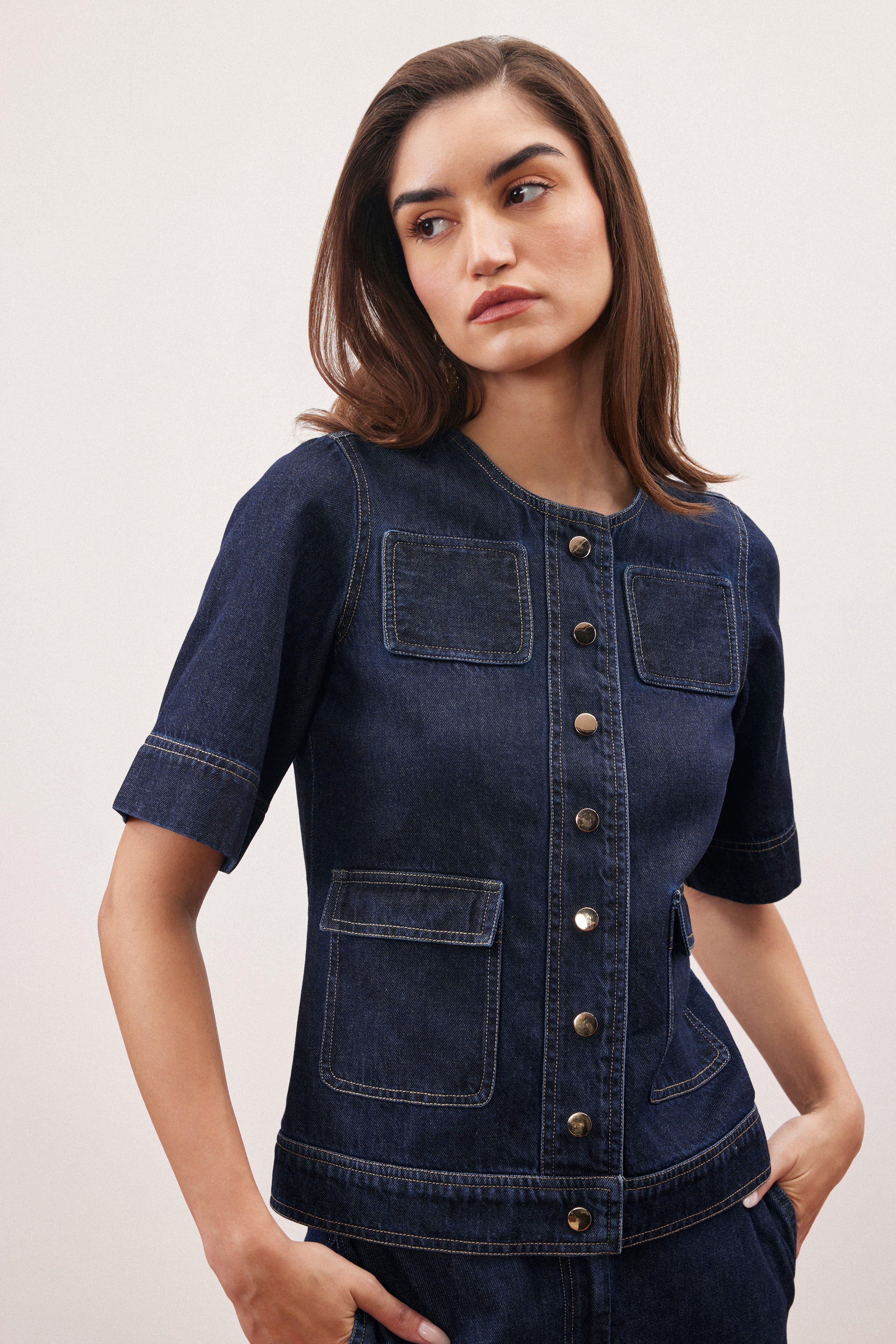 NOVA DENIM COORD SET