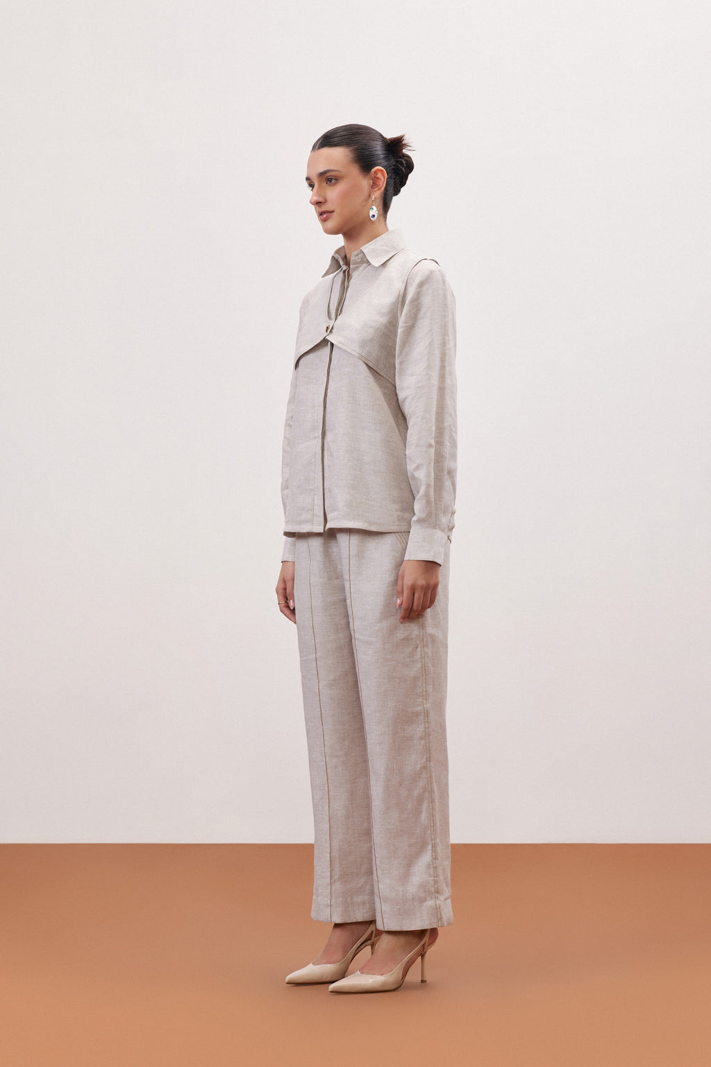 LINEN ROOTED CO-ORD SET