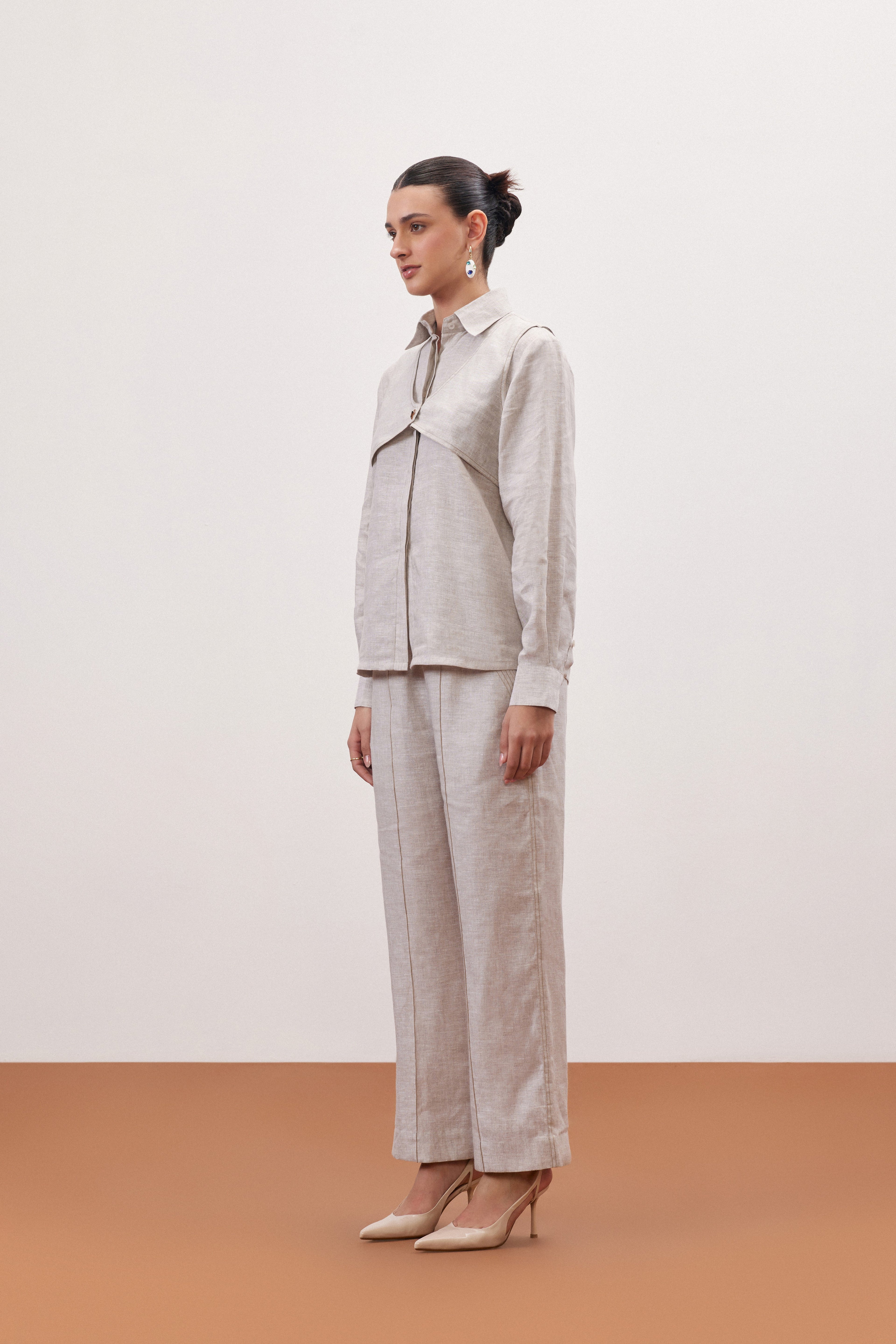 LINEN ROOTED CO-ORD SET