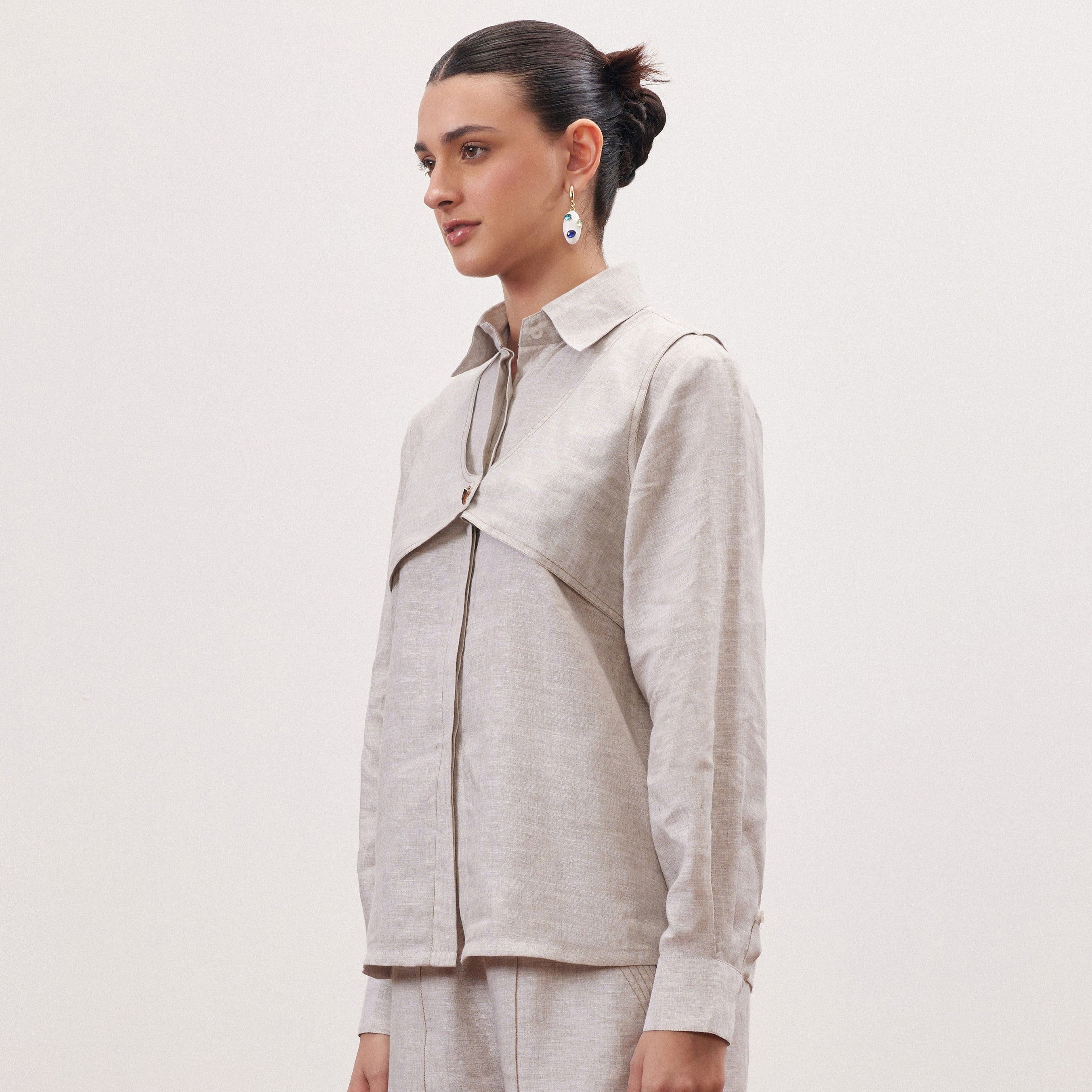 LINEN ROOTED SHIRT ONLY