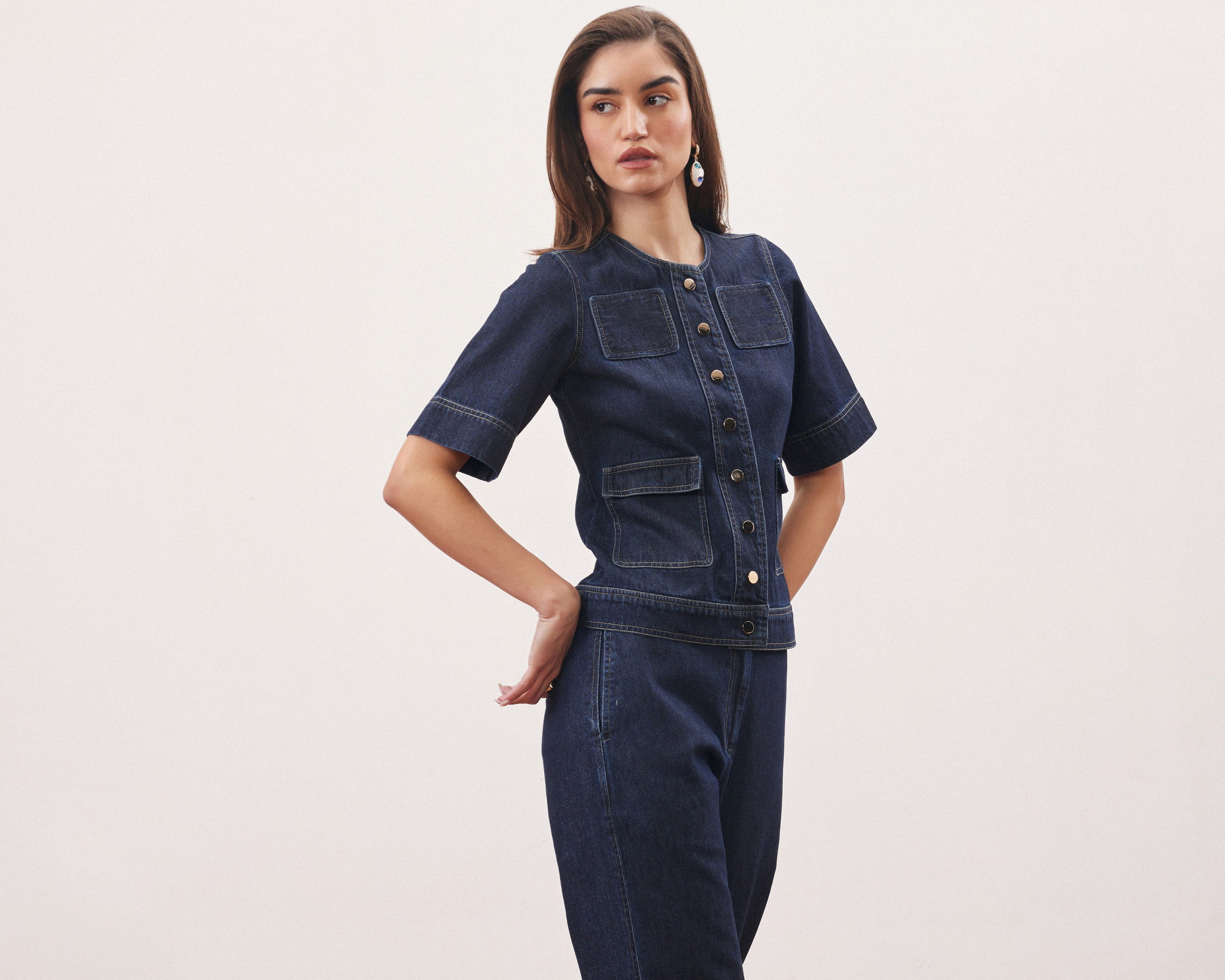 NOVA DENIM COORD SET