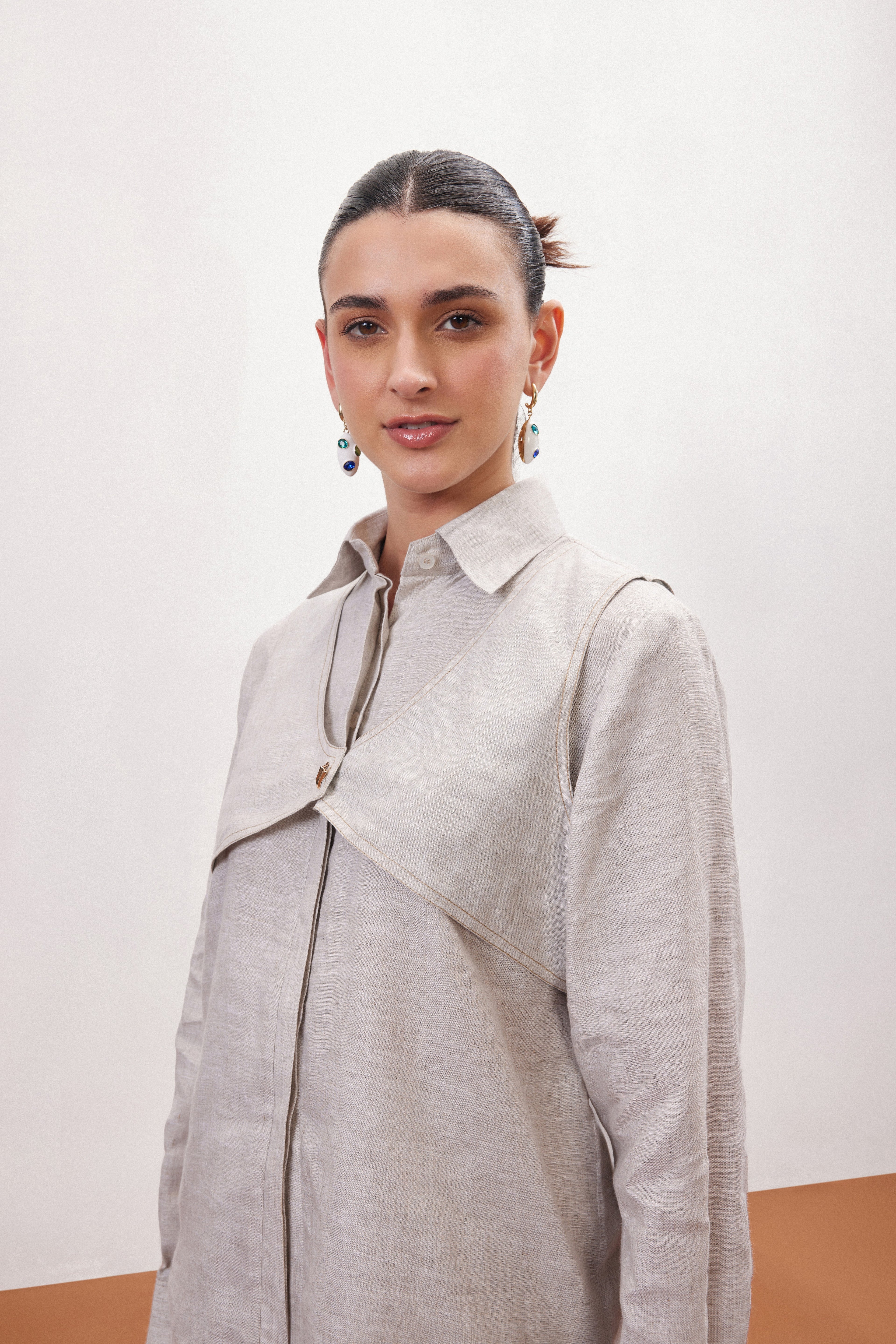 LINEN ROOTED CO-ORD SET