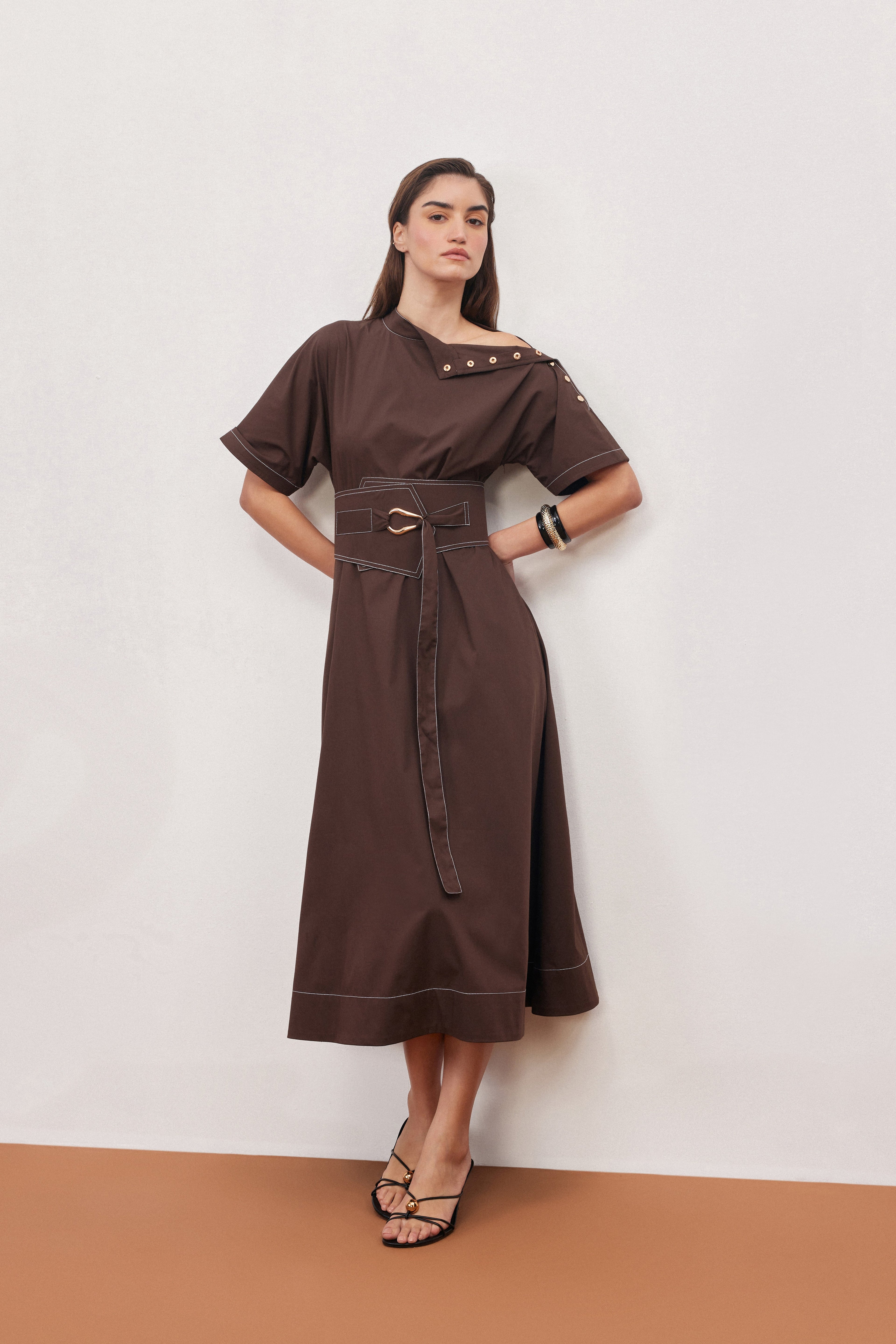 CHESTNUT DRESS