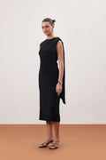 IRIS BLACK DRESS