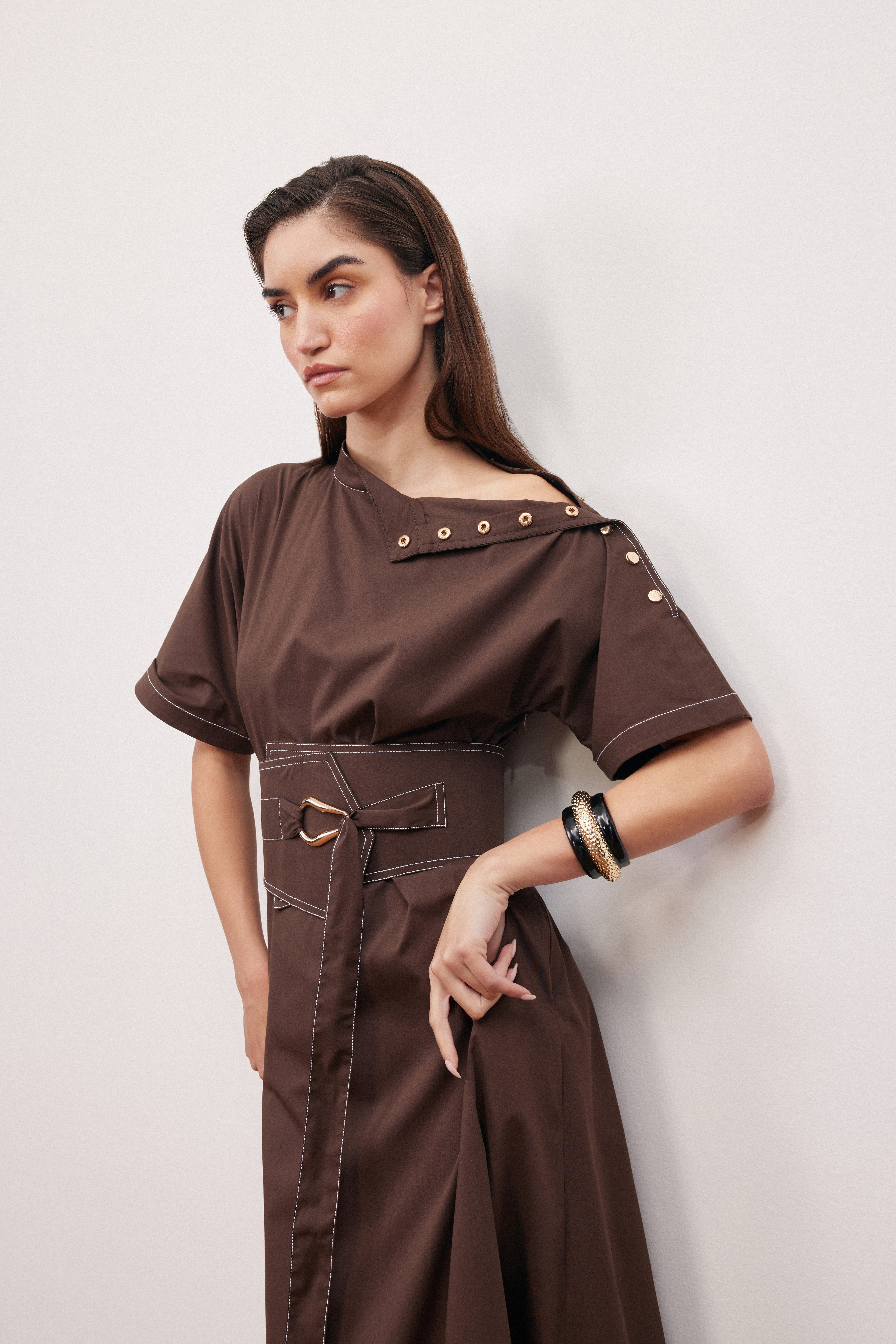 CHESTNUT DRESS
