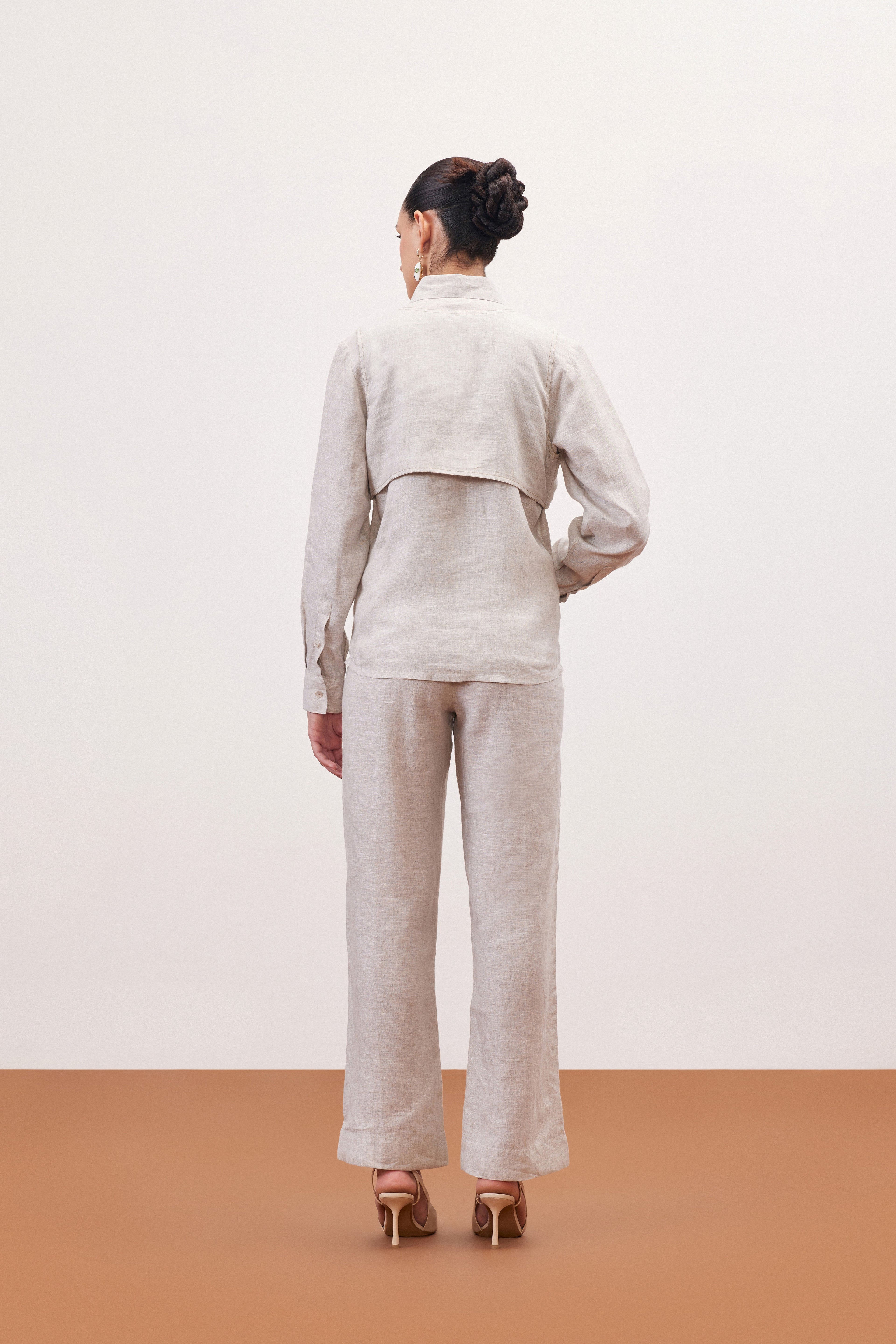 LINEN ROOTED CO-ORD SET