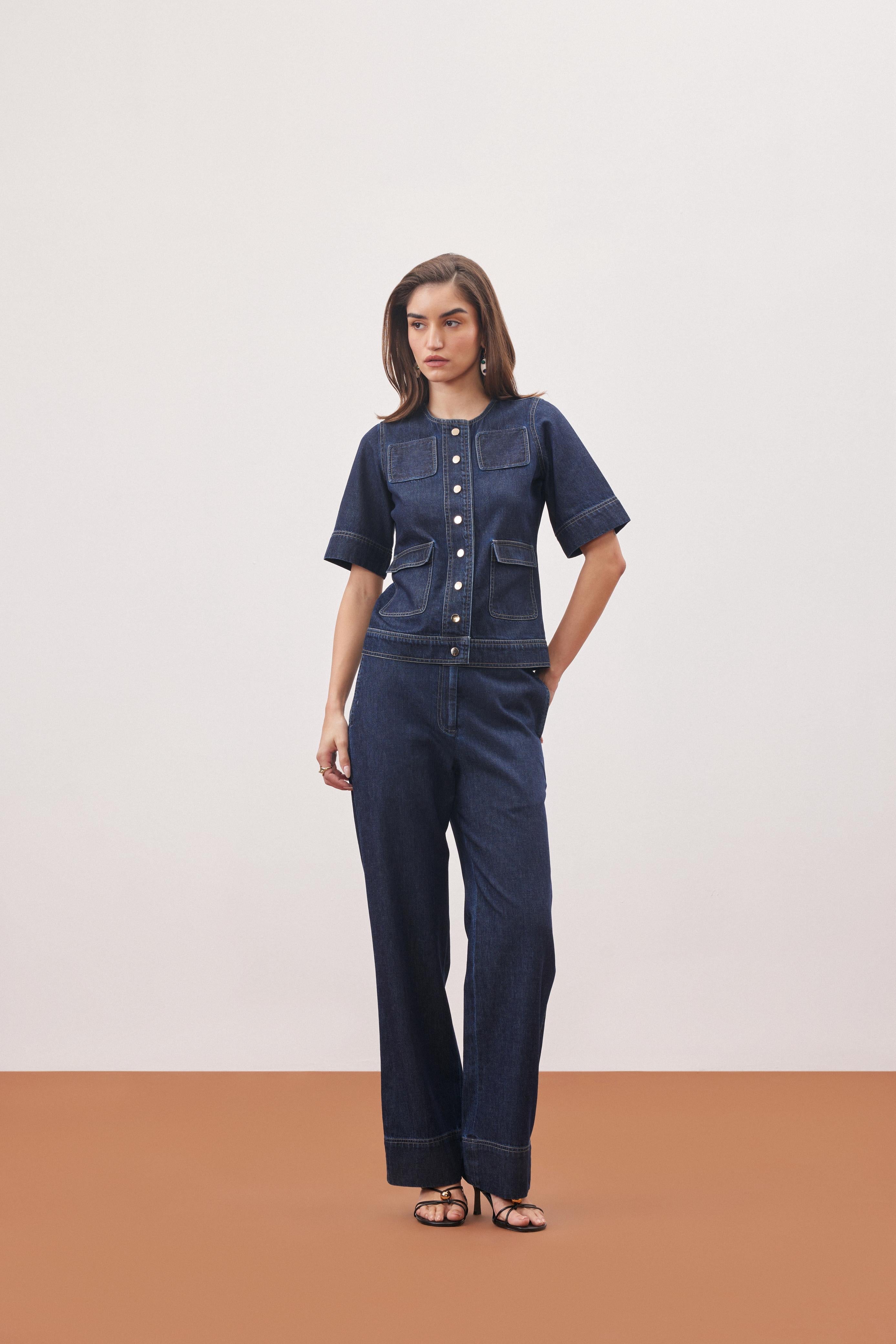 NOVA DENIM COORD SET