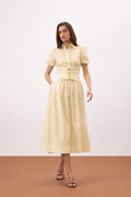 MAGNOLIA DRESS - BUTTER YELLOW