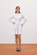 WHITE ORCHID DRESS